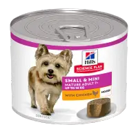 Hrana umeda caini, Hill's Science Plan Canine Mature Small & Mini Mousse Chicken, 200 g