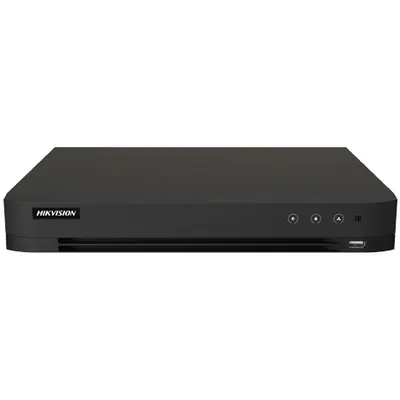 DVR AcuSense 8 ch., 5MP + 8 ch. IP 4K, Audio bidirectional, Alarma, 1U - HIKVISION iDS-7208HUHI-M1-XT(4A+8/4ALM)