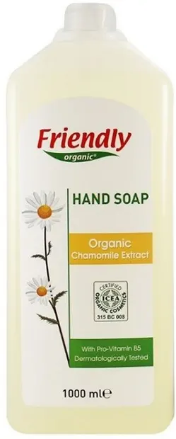 Sapun lichid de maini Friendly Organic - Cu extract de mușețel, 1 l