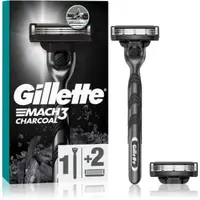 Gillette Mach3 Charcoal Aparat de ras + rezervă lame