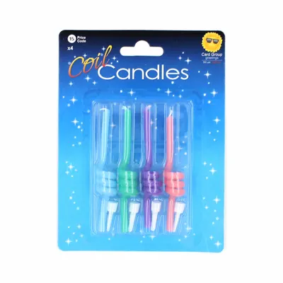 Set lumânări aniversare "Coil candles"