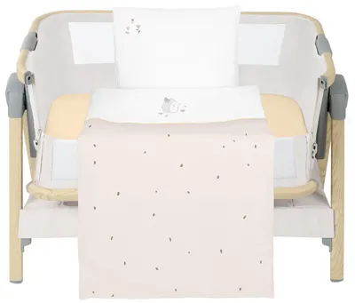 Set lenjerie de pat din 3 piese pentru mini patut KikkaBoo Hedge-hugs