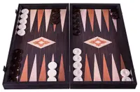 Table Manopoulos - Culoare wenge, 48 x 25 cm