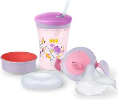 Set cana Nuk - Evolution Cups, All-in-one, fata