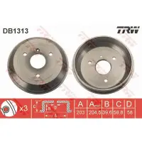 Tambur frana TRW DB1313