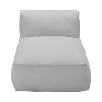 Modul de canapea de grădină (cu șezlong) gri deschis cu tapițerie din țesătură bouclé Grow – Blomus