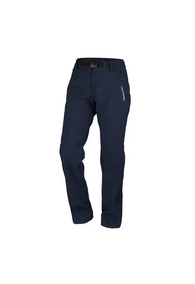 Pantaloni softshell 5K/5K extra lungi pentru femei Lyric - Blue nights