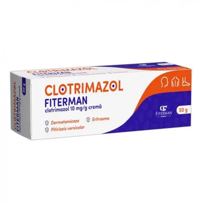 Clotrimazol Fiterman 10mg/g x 1 crema | 50g