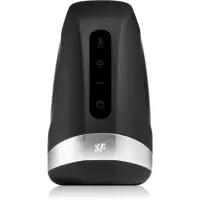 Satisfyer Men Heat vibration masturbator vibrator Black 14 cm