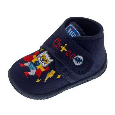 Pantofi de casa pentru copii Chicco Tetris, bleumarin, 70054-65P