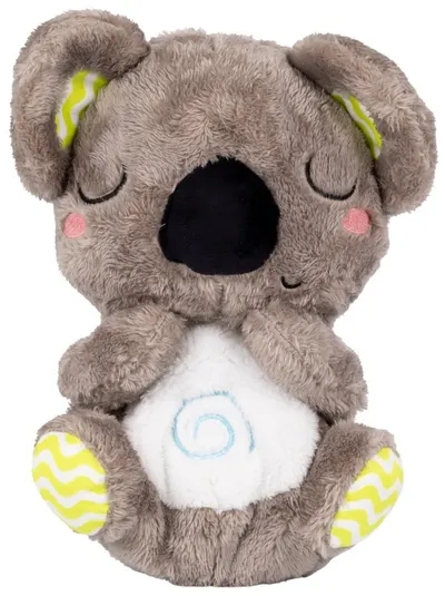 Jucărie de pluș respirabilă Chipolino -Cu muzică și lumină, koala, bej