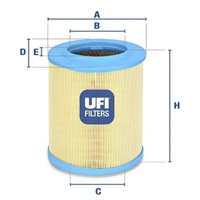 Filtru aer UFI 27.606.00