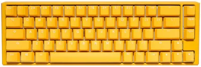 Tastatura mecanica Ducky - One 3, MX Cherry Black, RGB, galbena