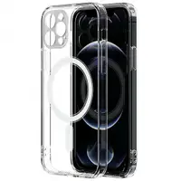 Husa MagSafe pentru Apple iPhone 13 Pro, OEM, Magnetic Antisoc, Transparenta