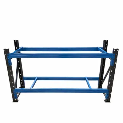 Masa de lucru industriala L2000 x D600 x H1000-1000kg/NIVEL -Gray & Blue -fara placaj