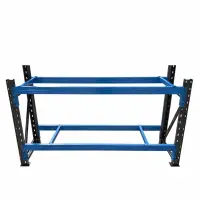 Masa de lucru industriala L2000 x D600 x H1000-1000kg/NIVEL -Gray & Blue -fara placaj