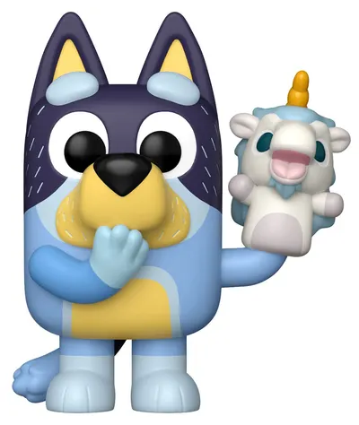 Figurină Funko POP! Animation: Bluey - Bandit with Unicorse #2371