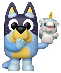 Figurină Funko POP! Animation: Bluey - Bandit with Unicorse #2371