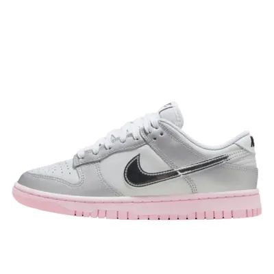 Dunk Low LX Metallic Silver Pink Foam