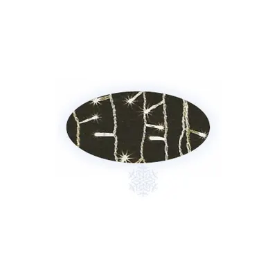 Perdea luminoasa de interior PRI32-WW: 600 leduri albe, 3X2 metri, cablu alb, 60,5W