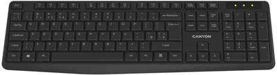 Tastatură Canyon - KB-W01, wireless, negru