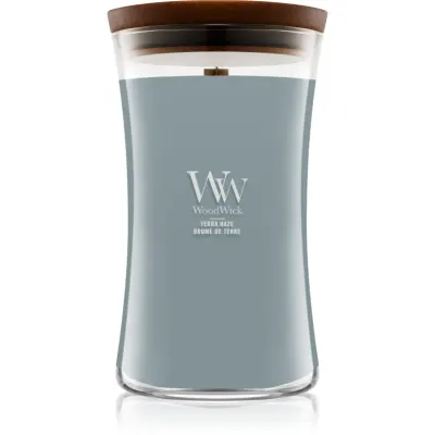 Woodwick Terra Haze lumânare parfumată cu fitil din lemn 610 g