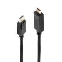 Cablu Displayport la HDMI 4K30Hz 5m T-T Negru, Lindy L36924