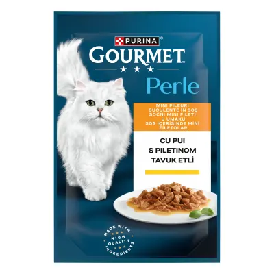 GOURMET PERLE cu Pui in Sos, 85 g