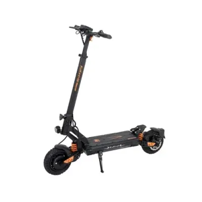 Trotineta electrica KuKirin G2 MASTER, Anvelope pneumatice off-road de 10inch, 2*1000W, baterie 52V/20.8 Ah, Autonomie maxima 70km, Viteza maxima 60 km/h, Frana pe disc, amortioare hidraulice (Negru)