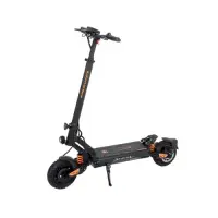 Trotineta electrica KuKirin G2 MASTER, Anvelope pneumatice off-road de 10inch, 2*1000W, baterie 52V/20.8 Ah, Autonomie maxima 70km, Viteza maxima 60 km/h, Frana pe disc, amortioare hidraulice (Negru)