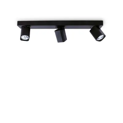 Lampa cu montaj pe tavan Rudy pl3 square Negru