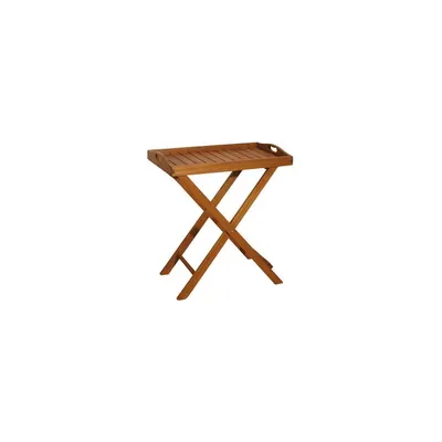 Măsuță de grădină din lemn de eucalipt 42x67 cm Dallas – Garden Pleasure