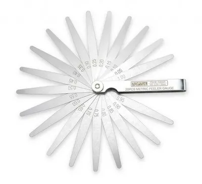 Set lere de grosime, Toptul 0.05-1.00 mm