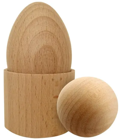 Set Montessori ou cu cană și bilă Smart baby