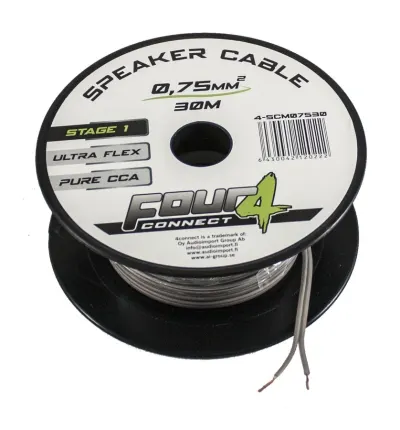 Cablu boxe Four Connect, 4-SCM07530, Stage 1, 30 M, 0.75 MM2, OFCA