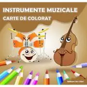 Carte de colorat. Instrumente Muzicale