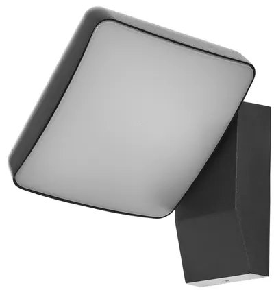 Aplica LED exterior Elbulgaria - Forde, 18W, IP44, 4000K, negru