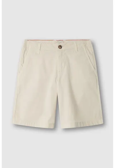 Pantaloni scurti chino - Alb fildes