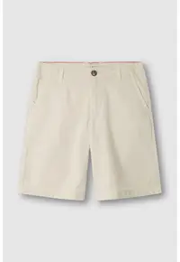 Pantaloni scurti chino - Alb fildes
