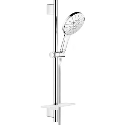 Coloana de dus Grohe Rainshower SmartActive 150 26591000, 1/2, universala, 600 mm, 3 pulverizari, etajera, 1.75 m, anti-calcar, Crom