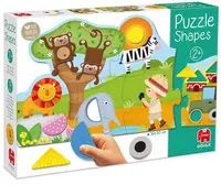 Puzzle din lemn cu forme Goula - Safari