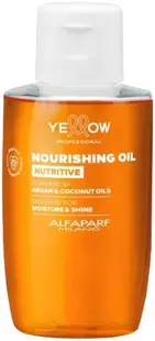 Alfaparf Yellow Nutritive Ulei de păr hrănitor cu argan și nucă de cocos, 100 ml