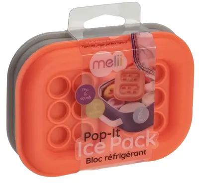 Formă din silicon pentru congelare Melii - 2 buc, Pink/Grey