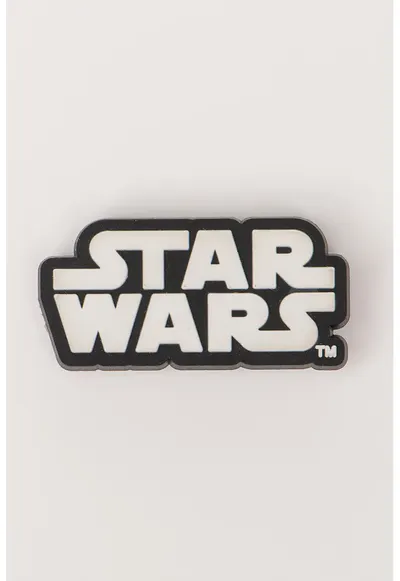 Talisman pentru saboti Jibbitz Star Wars - Alb/Negru