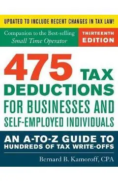 475 Tax Deductions for Businesses and Self-Employed Individu