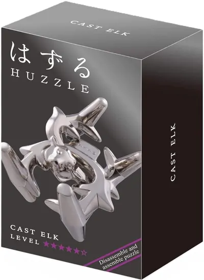 Puzzle logic metalic Hanayama - Cast Puzzle Elk Huzzle