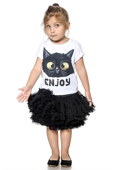 Tricou cu imprimeu cu animale - Alb/Galben murdar/Negru stins