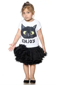 Tricou cu imprimeu cu animale - Alb/Galben murdar/Negru stins