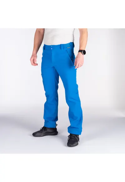 Men's softshell ski pants GINEMON - Albastru