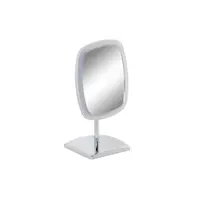Oglindă de mărire LED, DKD Home Decor, argintiu, metal
